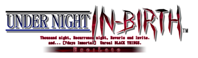 Under Night In-Birth Exe:Late - Clear Logo Image