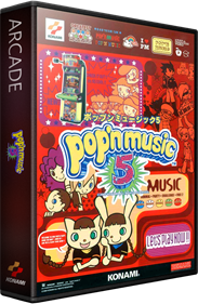 Pop'n Music 5 - Box - 3D Image