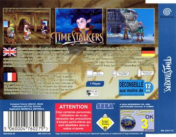 Time Stalkers - Box - Back Image