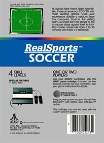 RealSports Soccer - Box - Back Image