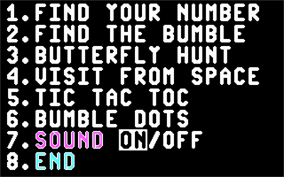 Bumble Games - Screenshot - Game Select Image