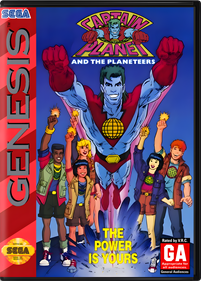 Captain Planet and the Planeteers - Fanart - Box - Front Image