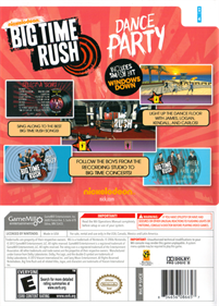 Big Time Rush: Dance Party - Box - Back Image