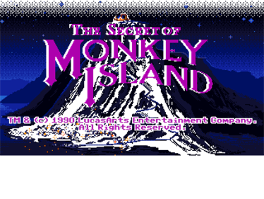 The Secret of Monkey Island - Screenshot - Game Title Image