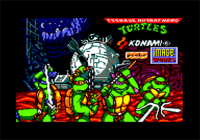 Teenage Mutant Hero Turtles: The Coin Op - Screenshot - Game Title Image