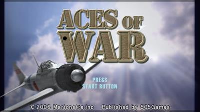 Aces of War - Screenshot - Game Title Image