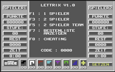 Lettrix V1.0 - Screenshot - Game Select Image