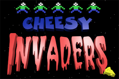 Cheesy Invaders - Screenshot - Game Title Image