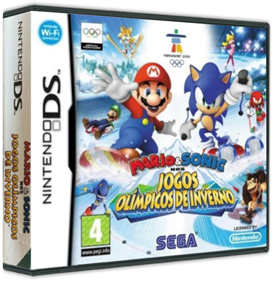 Mario & Sonic at the Olympic Winter Games - Box - 3D Image