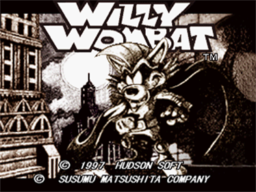 Willy Wombat - Screenshot - Game Title Image