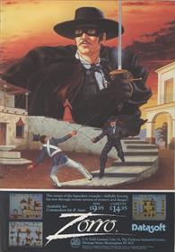Zorro - Advertisement Flyer - Front