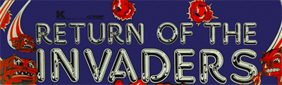 Return of the Invaders - Arcade - Marquee Image