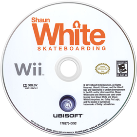 Shaun White Skateboarding - Disc Image