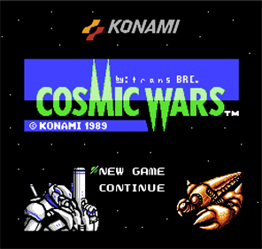 Cosmic Wars - Screenshot - Game Title