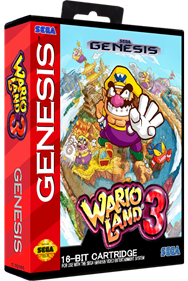 Wario Land 3 - Box - 3D Image