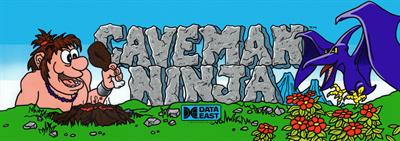 Caveman Ninja - Arcade - Marquee Image