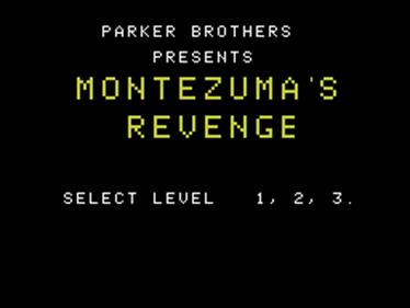 Montezuma's Revenge - Screenshot - Game Title Image