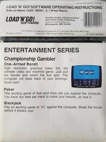 Draw Poker (Green Valley Publishing) - Box - Back Image