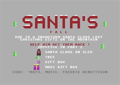 Santa's Fall - Screenshot - Game Title Image