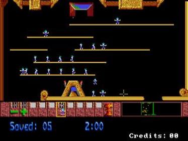 Lemmings - Screenshot - Gameplay