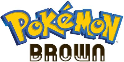 Pokémon Brown Version - Clear Logo Image