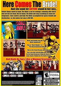 Kill Bill - Box - Back Image