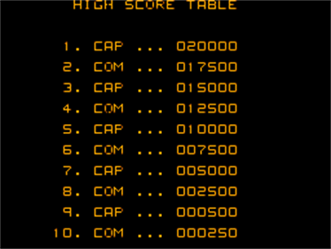 Strider - Screenshot - High Scores