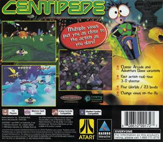 Centipede - Box - Back Image