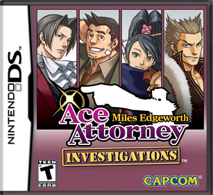 Ace Attorney Investigations: Miles Edgeworth - Box - Front - Reconstructed Image
