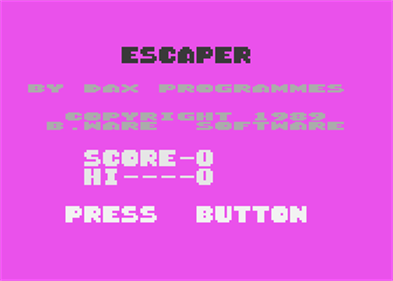 Escaper - Screenshot - Game Title Image