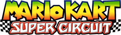 Mario Kart: Super Circuit - Clear Logo Image