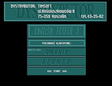 English Tester 2 - Screenshot - Game Title Image