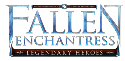 Fallen Enchantress: Legendary Heroes - Clear Logo Image