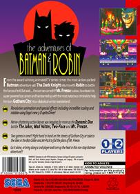 The Adventures of Batman & Robin - Box - Back - Reconstructed