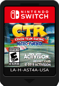CTR: Crash Team Racing: Nitro-Fueled - Cart - Front Image