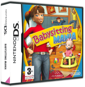 Babysitting Mania - Box - 3D Image