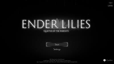 ENDER LILIES: Quietus of the Knights - Screenshot - Game Title Image