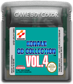 Konami GB Collection: Vol.4 - Fanart - Cart - Front