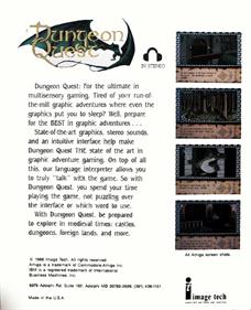 Dungeon Quest - Box - Back Image