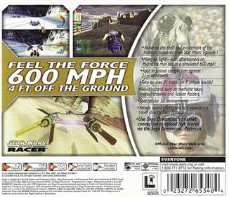 Star Wars: Episode I: Racer - Box - Back Image