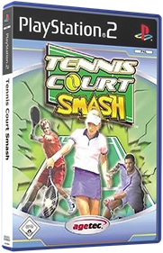 Tennis Court Smash - Box - 3D Image