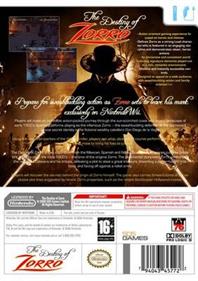The Destiny of Zorro - Box - Back Image