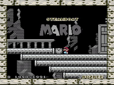 Steamboat Mario - Screenshot - Game Title Image