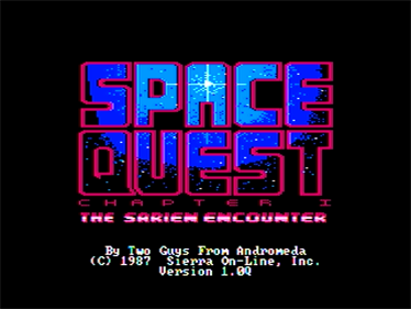 Space Quest I - Screenshot - Game Title Image