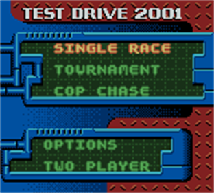 Test Drive 2001 - Screenshot - Game Select Image