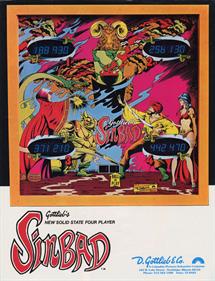 Sinbad - Advertisement Flyer - Back Image