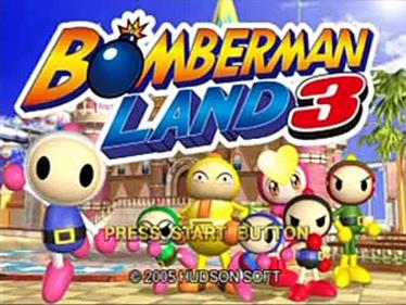 Bomberman Land 3 - Screenshot - Game Title Image