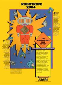 Robotron: 2084 - Box - Back Image