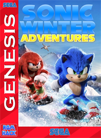 Sonic Winter Adventures - Fanart - Box - Front Image