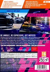 Need for Speed Heat - Box - Back Image